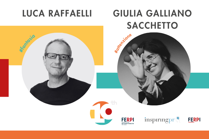 Raffaelli e MagaG: Fantasia e Attenzione ma anche genio, creatività e un po’ di magia a InspiringPR 2024